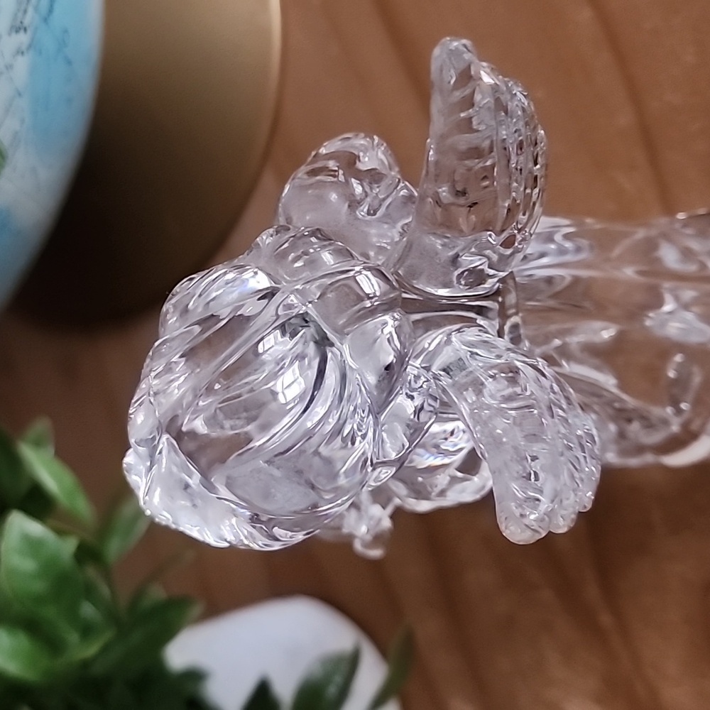 Mikasa Clear Glass Angel Figurine - Picture 5 of 12